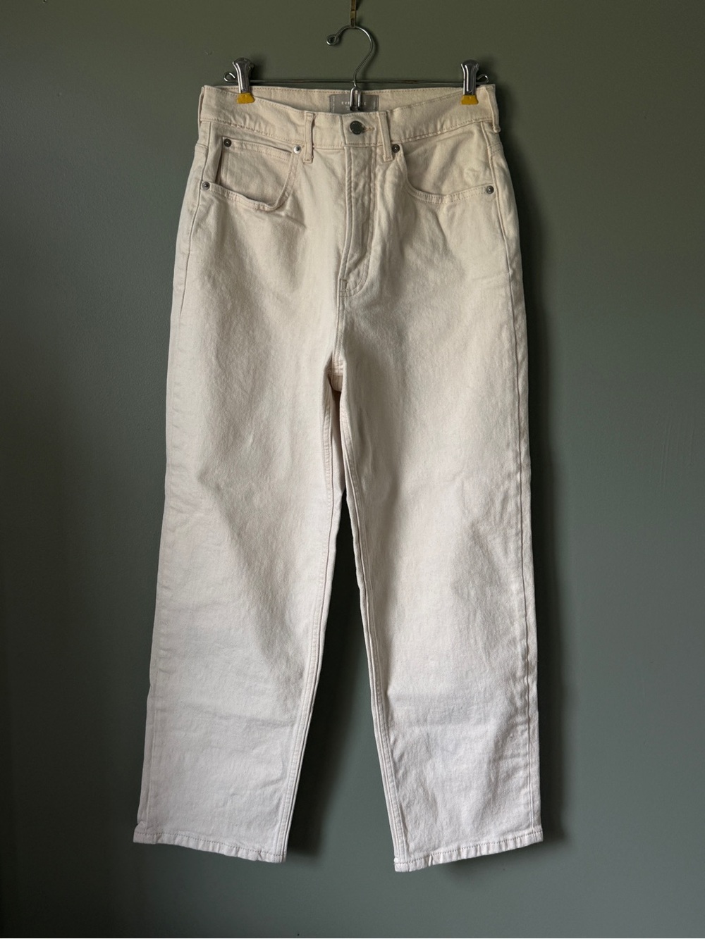 Everlane - The Way-High® Jean (27.5" Regular) - Ecru 28